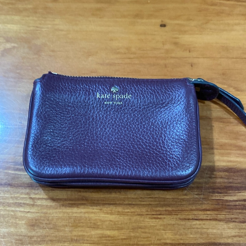 Kate Spade pebble leather wallet